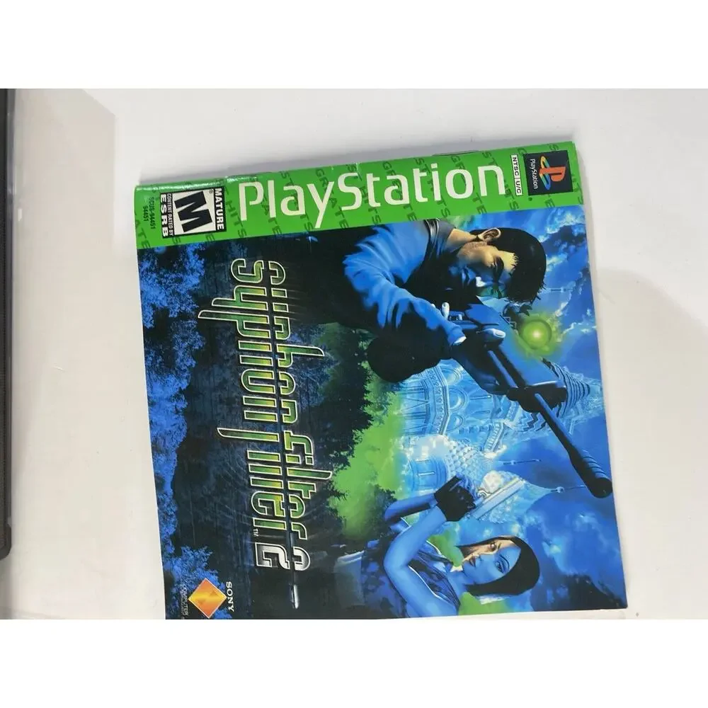 Syphon Filter 2 (Sony PlayStation 1, 2000) Espionage Shooter PlayStation Game